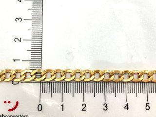 cadena oro 18k 25cm