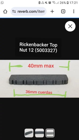 Cejuela Rickenbacker 12 Cuerdas (5003327)