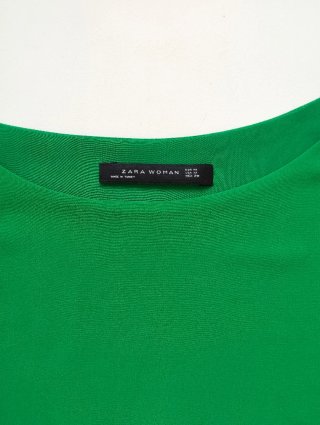 Blusa Zara Capa Verde