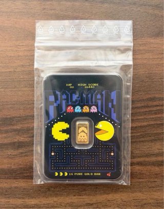 Moneda 1gramo Pac-Man 45 Aniversario