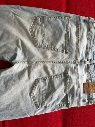 Vaqueros Zara Hombre Azul Gastado