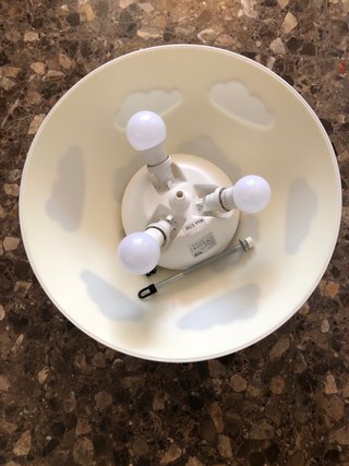 Lámpara infantil Ikea Nube