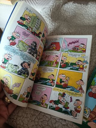 Lote 3 Cómics Turma da Mônica (Cebolinha, Magali..