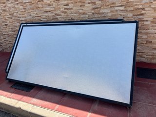 2 placas Termo Solar con deposito de 250Litros