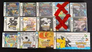 Lote 10 Juegos Pokémon Nintendo DS PAL España.