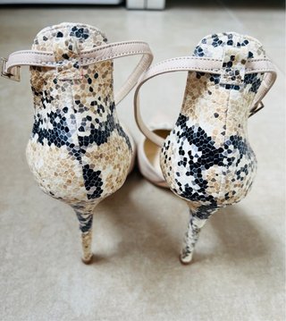 Zapatos Sacha London Beige/Multicolor Tacón
