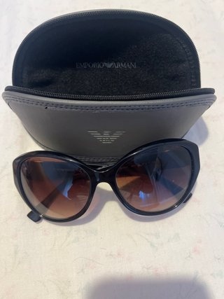 Occhiali da sole Emporio Armani da donna marrone nero