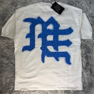 Camiseta Mixed Emotion Azul y Blanca