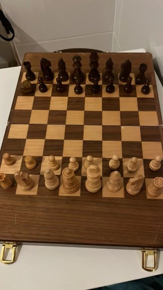 Set de Ajedrez Portátil de Madera