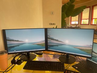 2 Monitor Philips 241V da 24 pollici