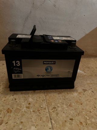 Batería Norauto 70Ah 640A 13