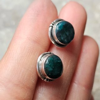 Pendientes Plata 925 esmeralda