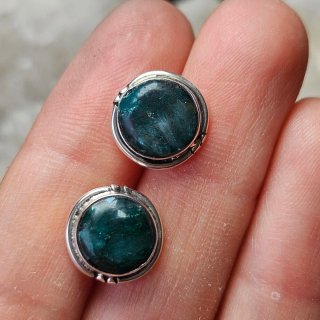 Pendientes Plata 925 esmeralda