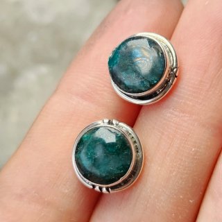 Pendientes Plata 925 esmeralda