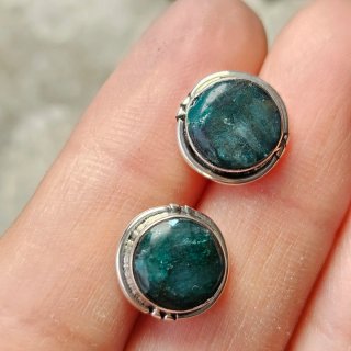 Pendientes Plata 925 esmeralda