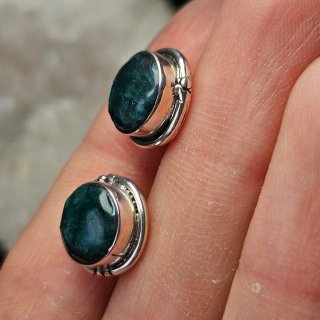 Pendientes Plata 925 esmeralda