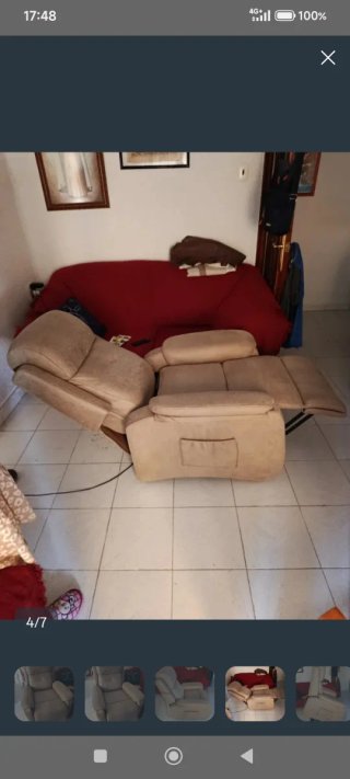 Sillón Relax y Radiador De'Longhi