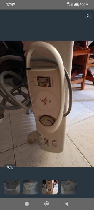Sillón Relax y Radiador De'Longhi
