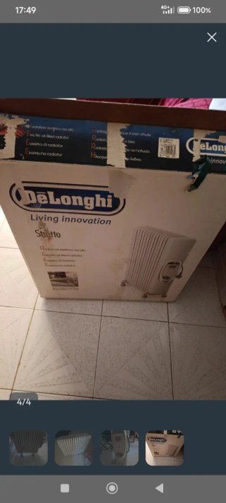 Sillón Relax y Radiador De'Longhi