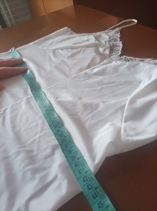 SOTTOVESTE VINTAGE tg. 46 PIZZO E FIORELLINI ROSA