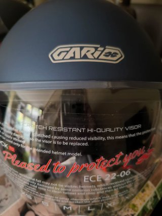 Casco moto Garibaldi ECE 22-06.A ESTRENAR. TALLA L