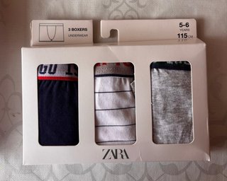 Pack 3 boxers niño Zara 5-6 años