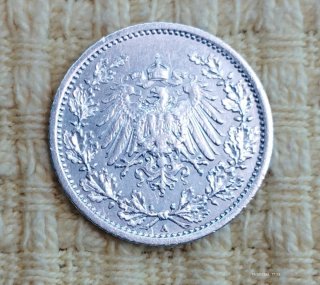 Moneda Plata 1915 II Reich Águila Imperial