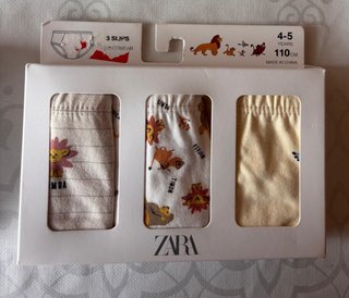 Pack 3 slips niño Zara