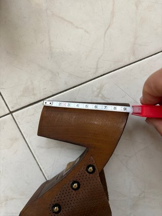 Sabot Marradini pelle e legno marroni