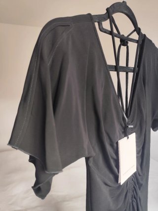 Vestido Negro Victoria Beckham x Mango Talla S