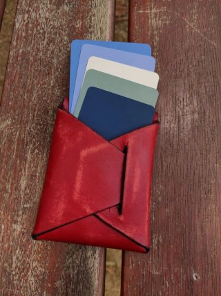 Cartera de cuero tipo franklyn