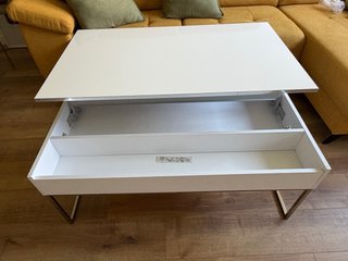 Mesa centro elevable Ikea alto brillo