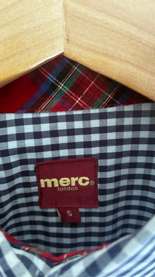 Camisa de cuadros manga corta