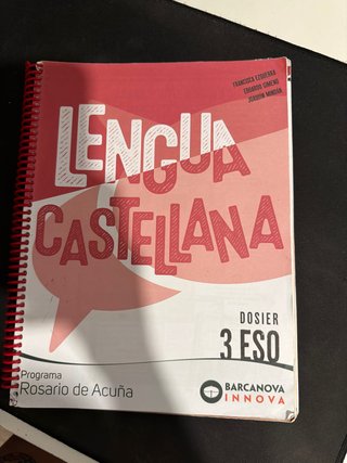 Lengua castellana, 3 ESO, Programa Rosario de A...