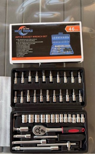 Juego de carraca de 46 piezas