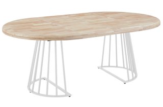 Mesa Comedor Redonda Extensible Madera y Metal