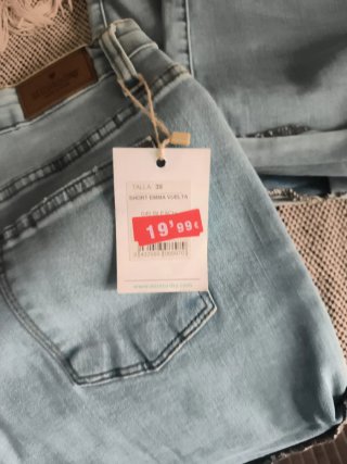 Pantalón corto vaquero azul Nuevos