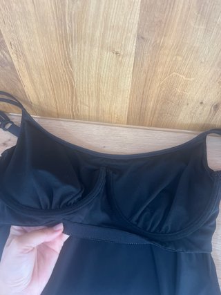 Bañador negro con tirantes