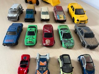Lote 16 Coches Juguete Vintage Metal