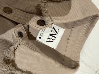 Chaqueta Zara con flecos Talla S