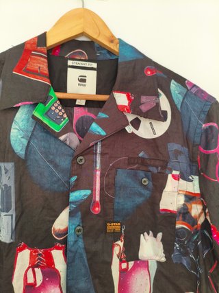 Camisa G-Star RAW Estampada Multicolor