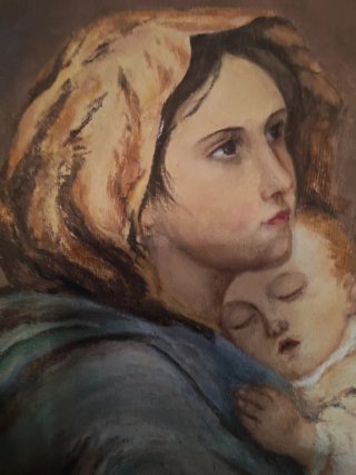 Óleo antiguo firmado