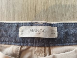 Pantalones cortos beige formales para niños