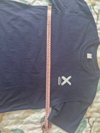 Camiseta azul hombre talla S