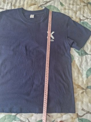 Camiseta azul hombre talla S