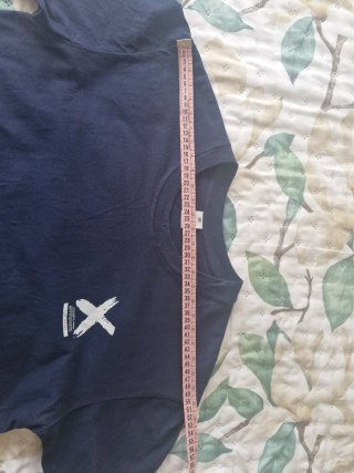 Camiseta azul hombre talla S
