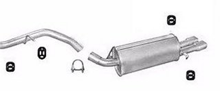 Kit Silenciosos  INTERMEDIO FIN Calibra 16V NUEVOS