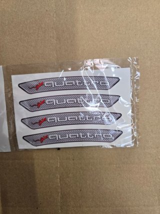 Pegatinas Audi Quattro para Llantas (4 uds)
