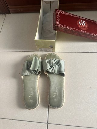 Chanclas HF Shoes Beige/Marrón