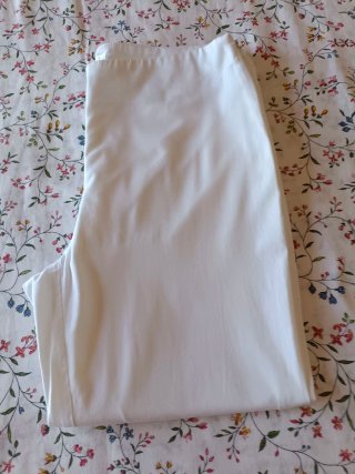 Pantaloncino da pesca bianco